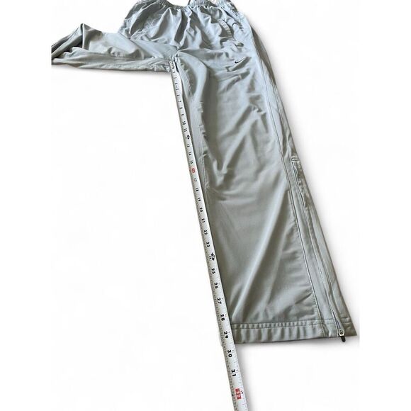Nike Fit Dry Blue Men’s Track Pants Size M - Zipper Ankles 100% Polyester - Picture 7 of 9
